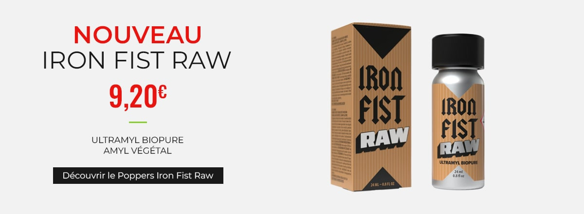 Découvrez le nouveau Ironfist Raw 24ml (Bioamyl)