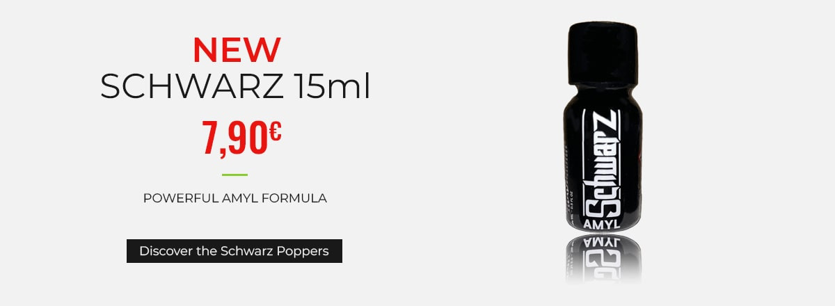 Discover the new Schwarz 15ml exclusively at Poppers Lovers